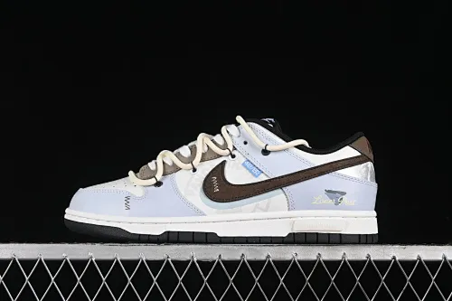 All categories Nk SB Dunk series Nk SB Dunk Low low-top sneakers Nk Dunk Low Panda Prank Heartbeat Email Xinwei Mi Blue Brown SB low-top casual sneakers DD1391-100